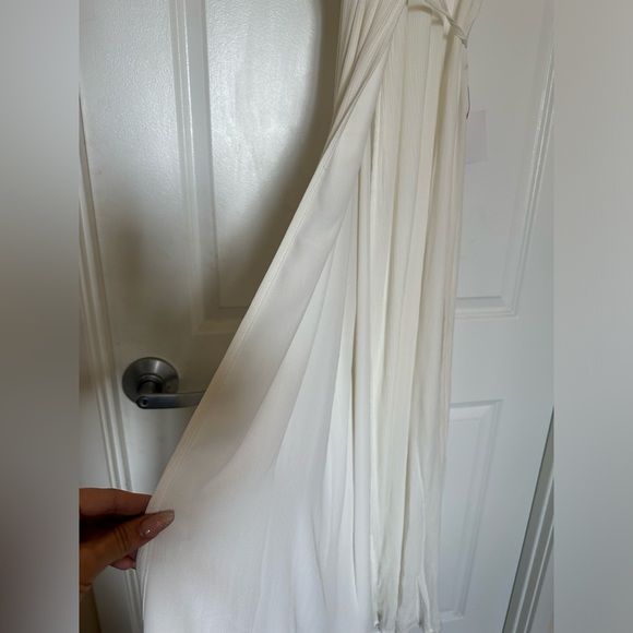 Heart of Marigold Off-White Wrap Maxi Dress - Picture 9 of 10
